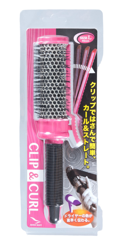 クリップ&カールロールブラシL